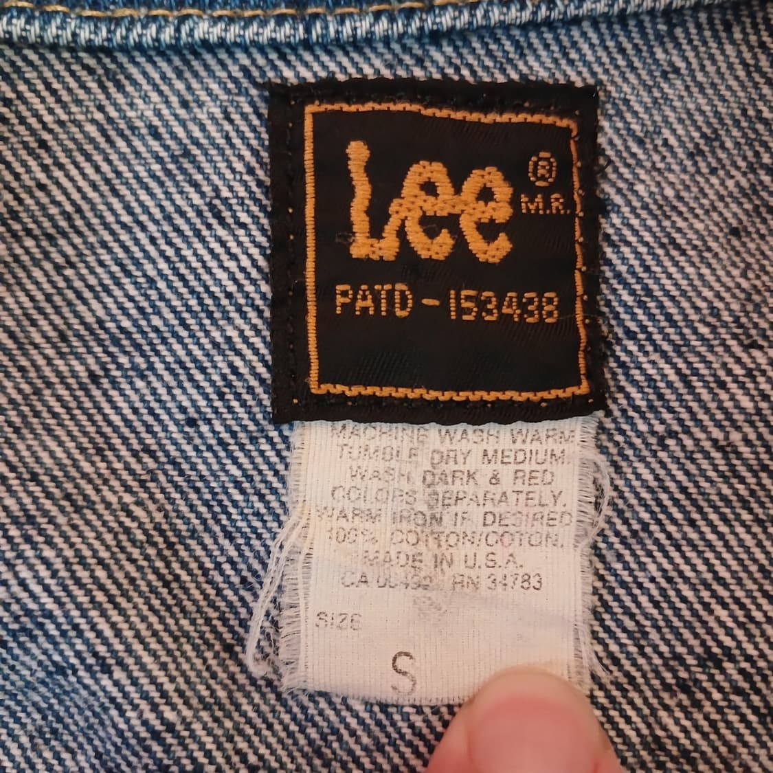 Lee 데님 트러커자켓 USA생산  상품이미지4