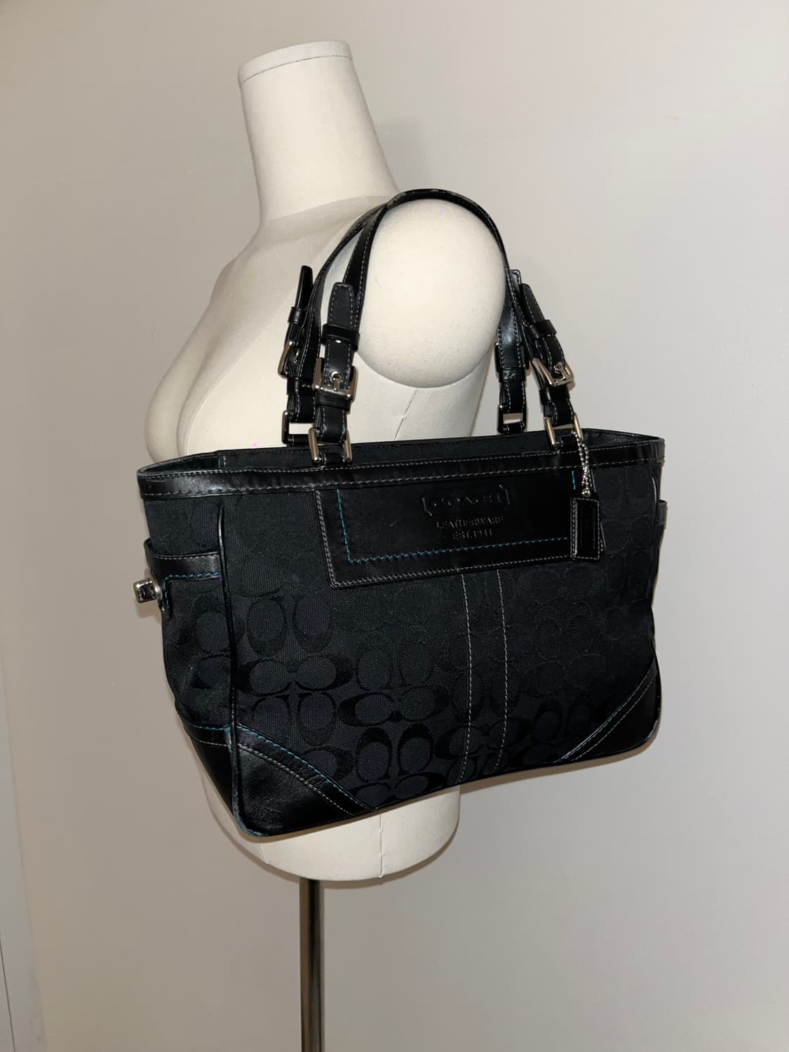 📦 Coach baby blue stitch Shoulder Bag 상품이미지5