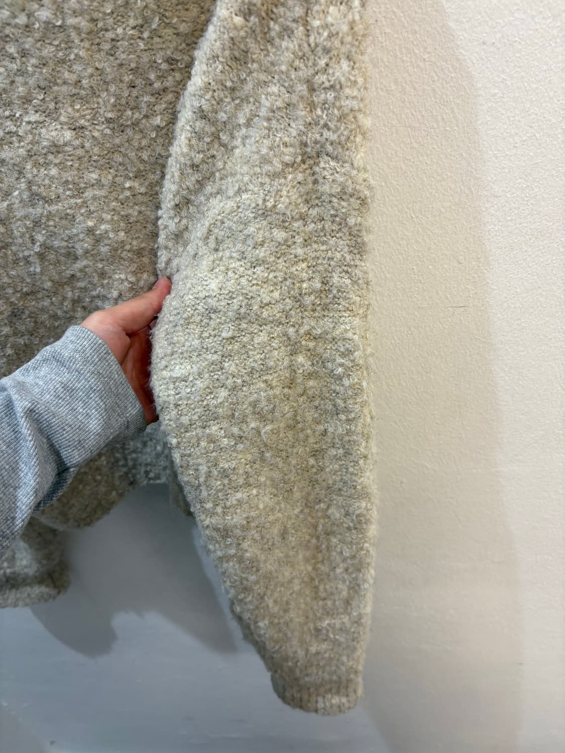 Wooldreamers line boucle cardigan 상품이미지6