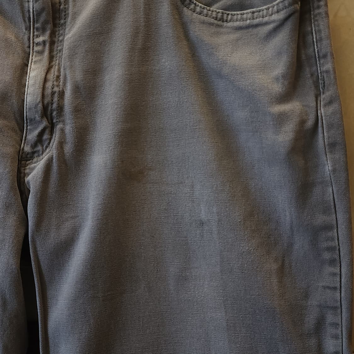 칼하트 워크팬츠 릴렉스드 핏 캔버스 팬츠 그레이 38x30 상품이미지6