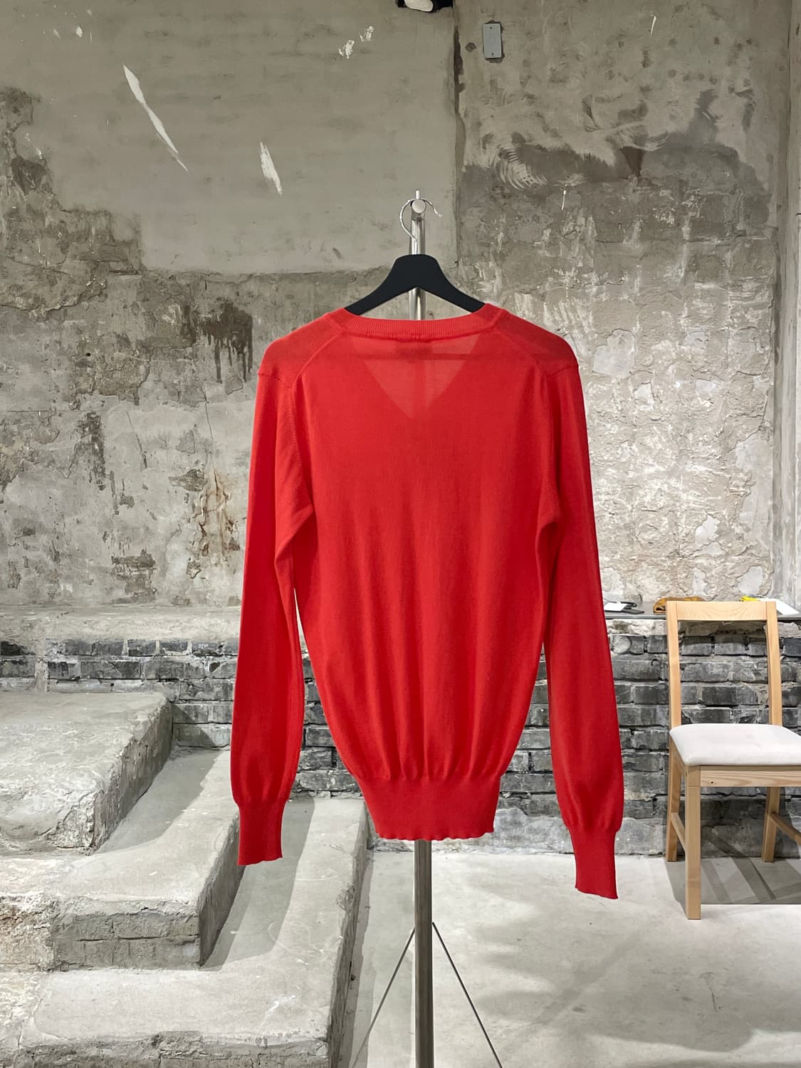 비비안 웨스트우드 맨 플라밍고 orb로고 V넥 니트 상품이미지6