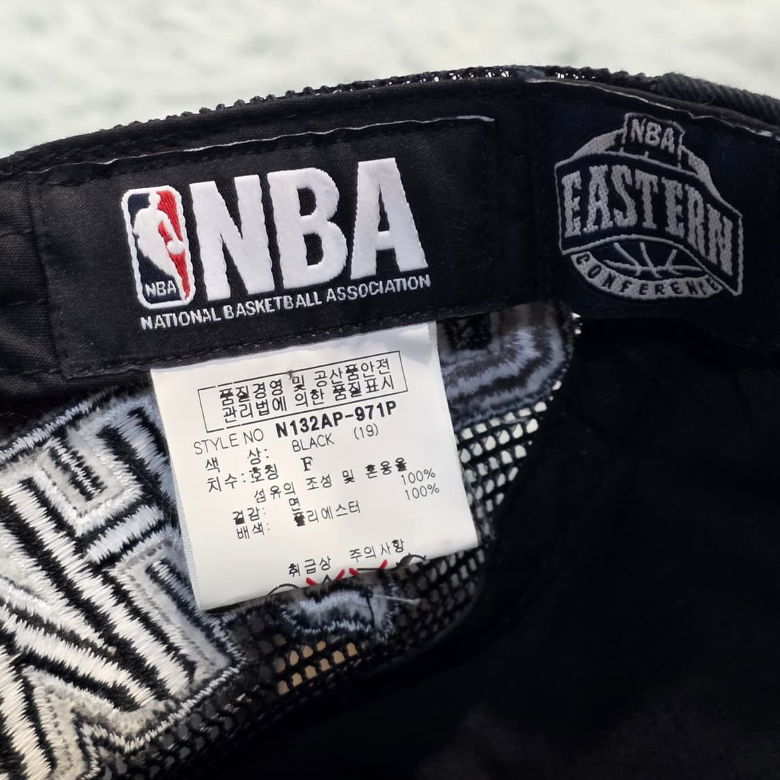 p1-1:NBA 마이애미 히트 스터드 블랙 메쉬 스냅백(56~60) 상품이미지9