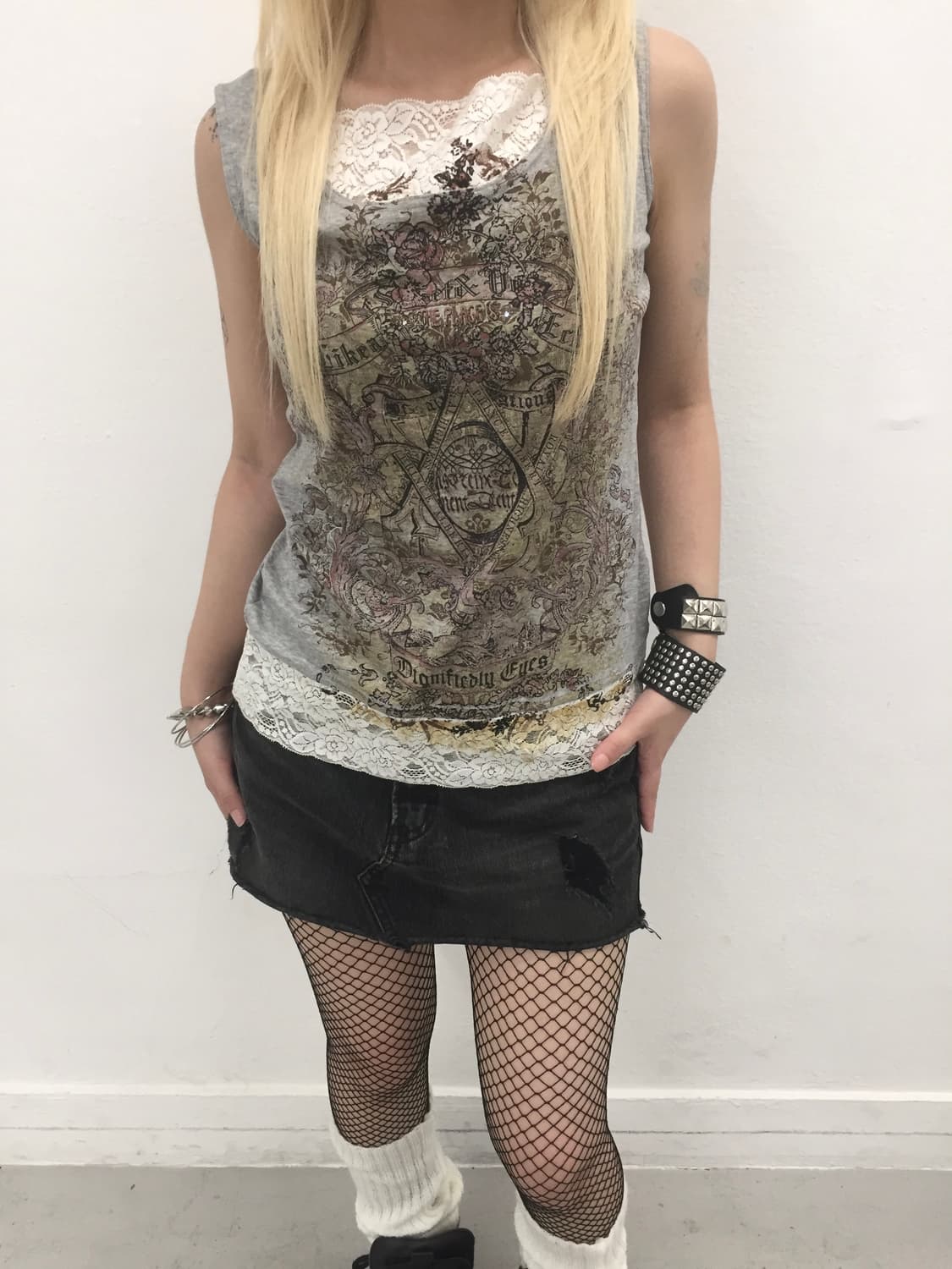 Pinterest mood lace detail sleeveless   상품이미지4