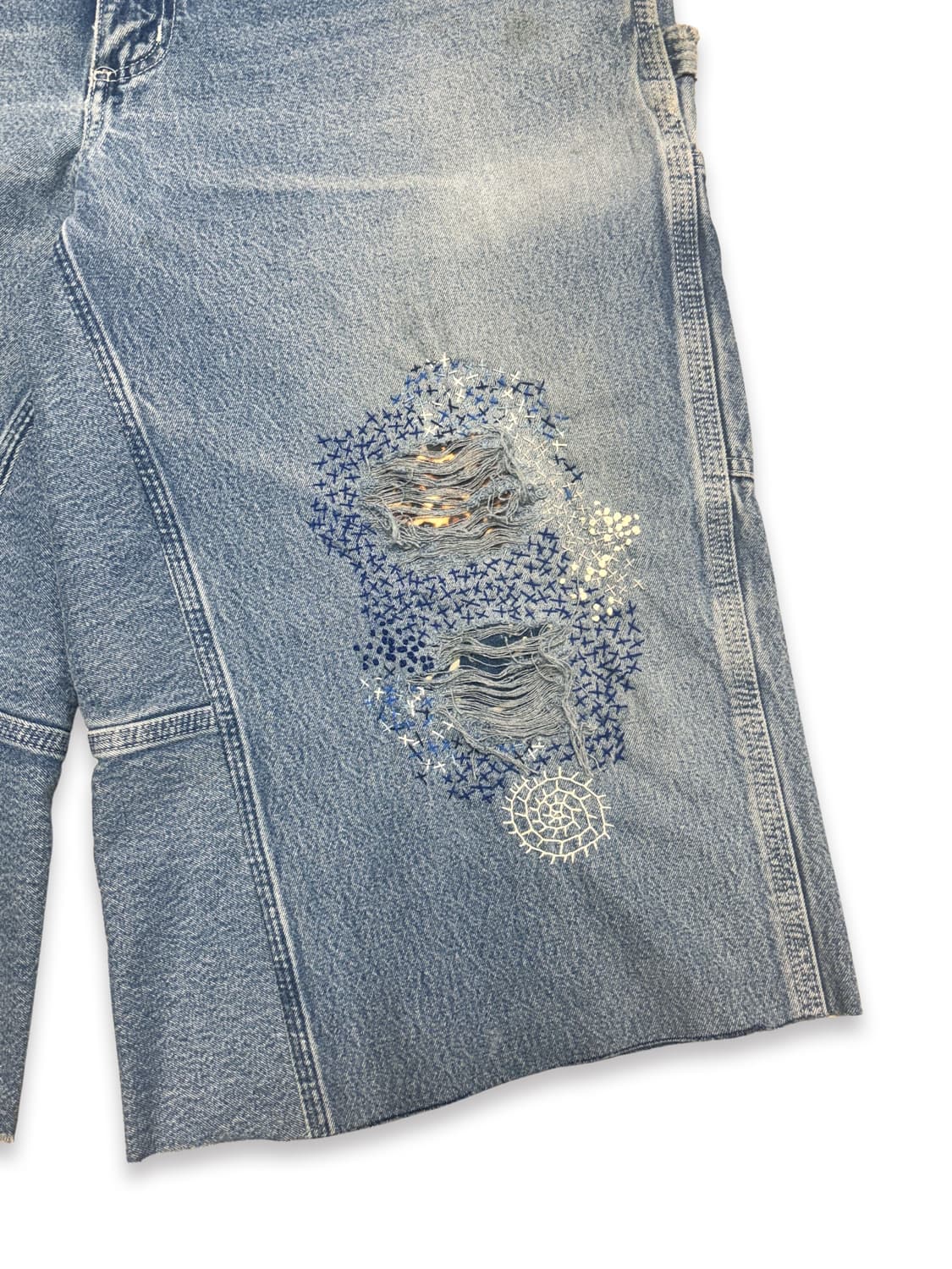 Carhartt Boro Sashiko Distressed Shorts 상품이미지4