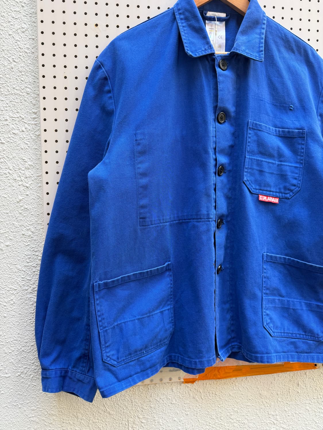 OLD VINTAGE PLANAM WASHED BLUE 프렌치워크자켓 상품이미지8