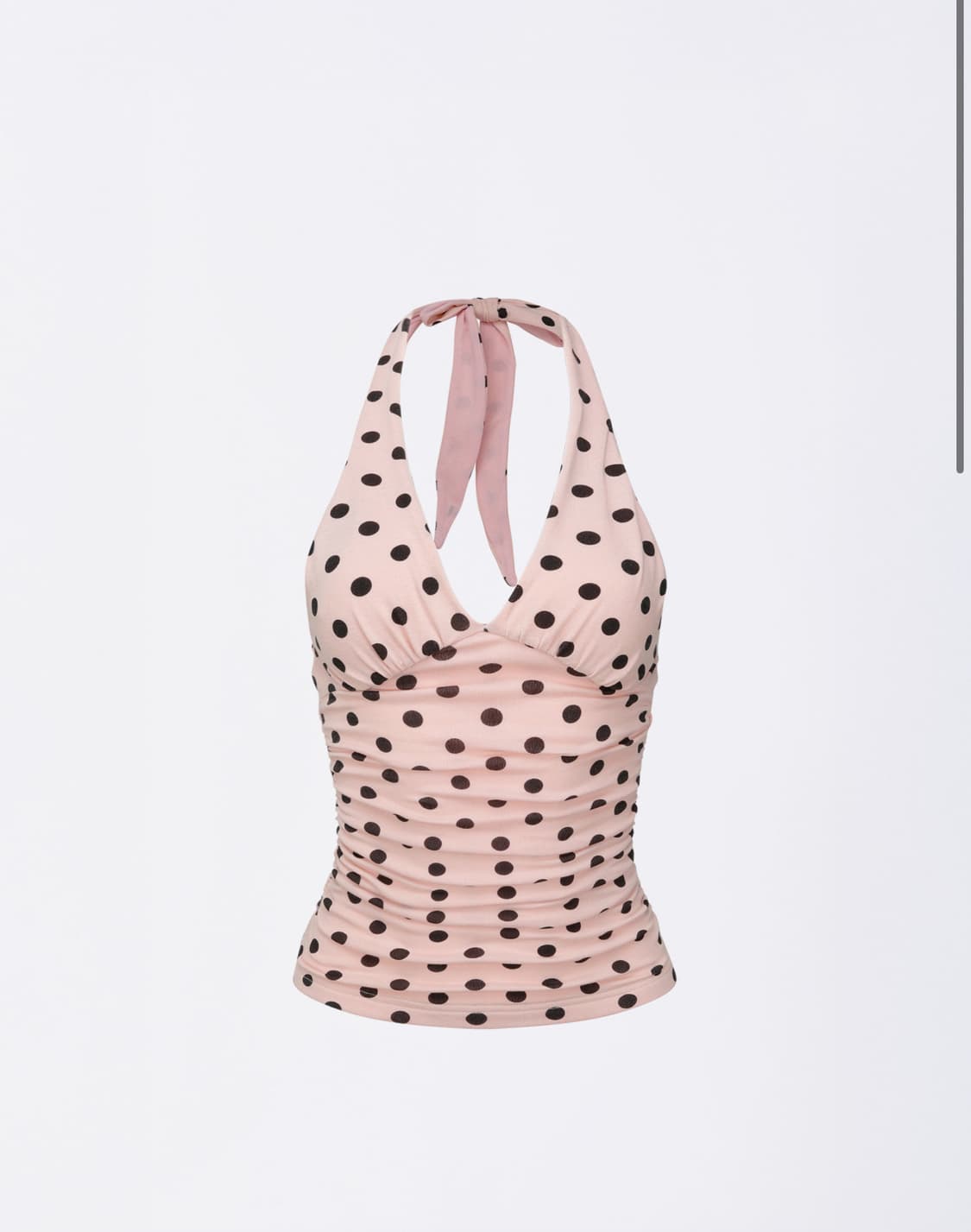 Sculptor dot halter top pink 상품이미지2