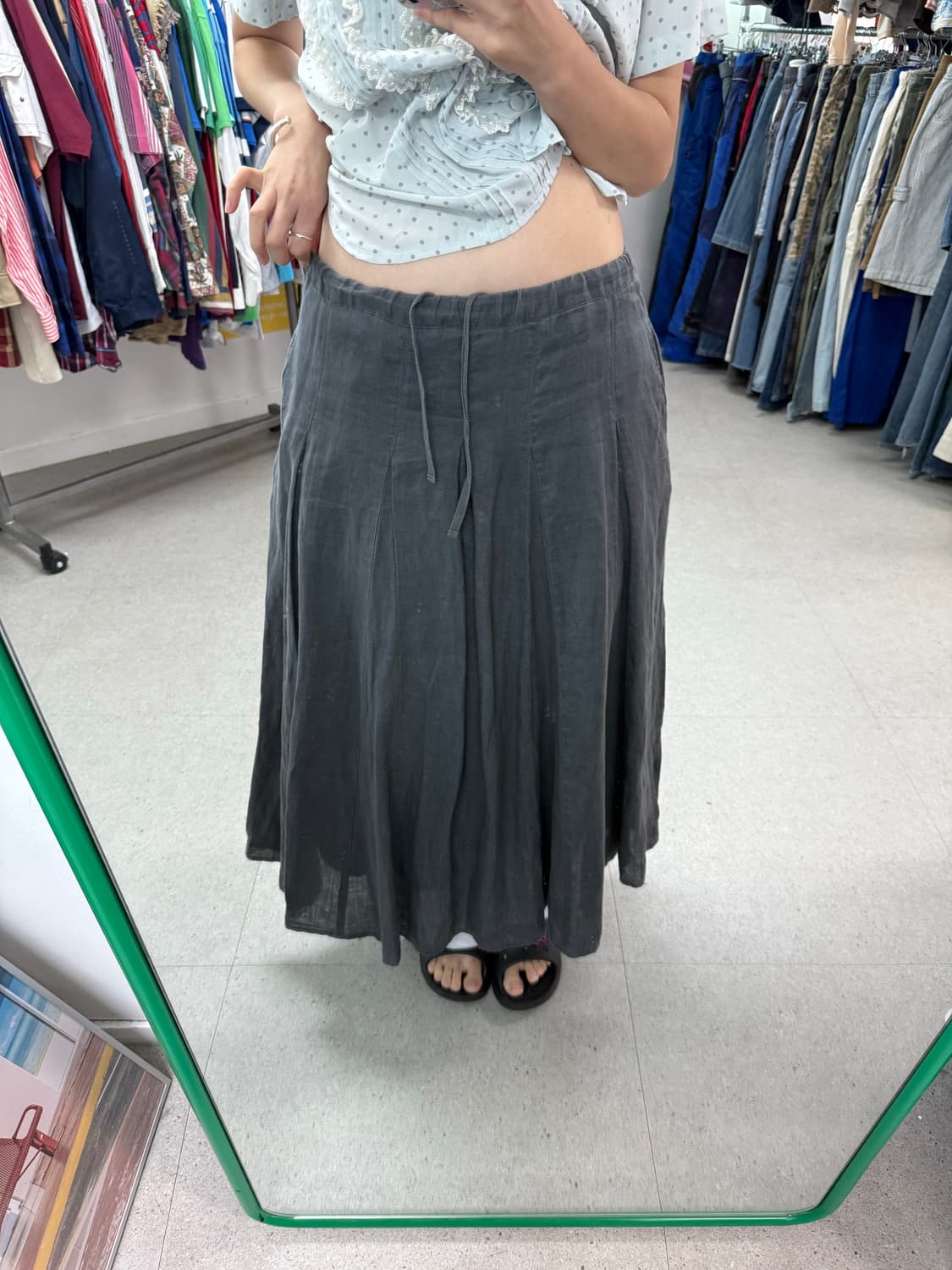 Japan linen skirt 린넨 스커트  상품이미지7