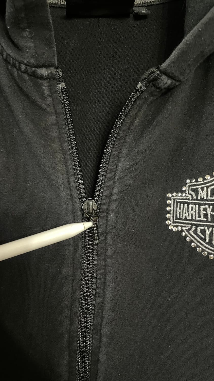 할리데이비슨 후드집업 큐빅 빈티지 y2k 여성 상품이미지4