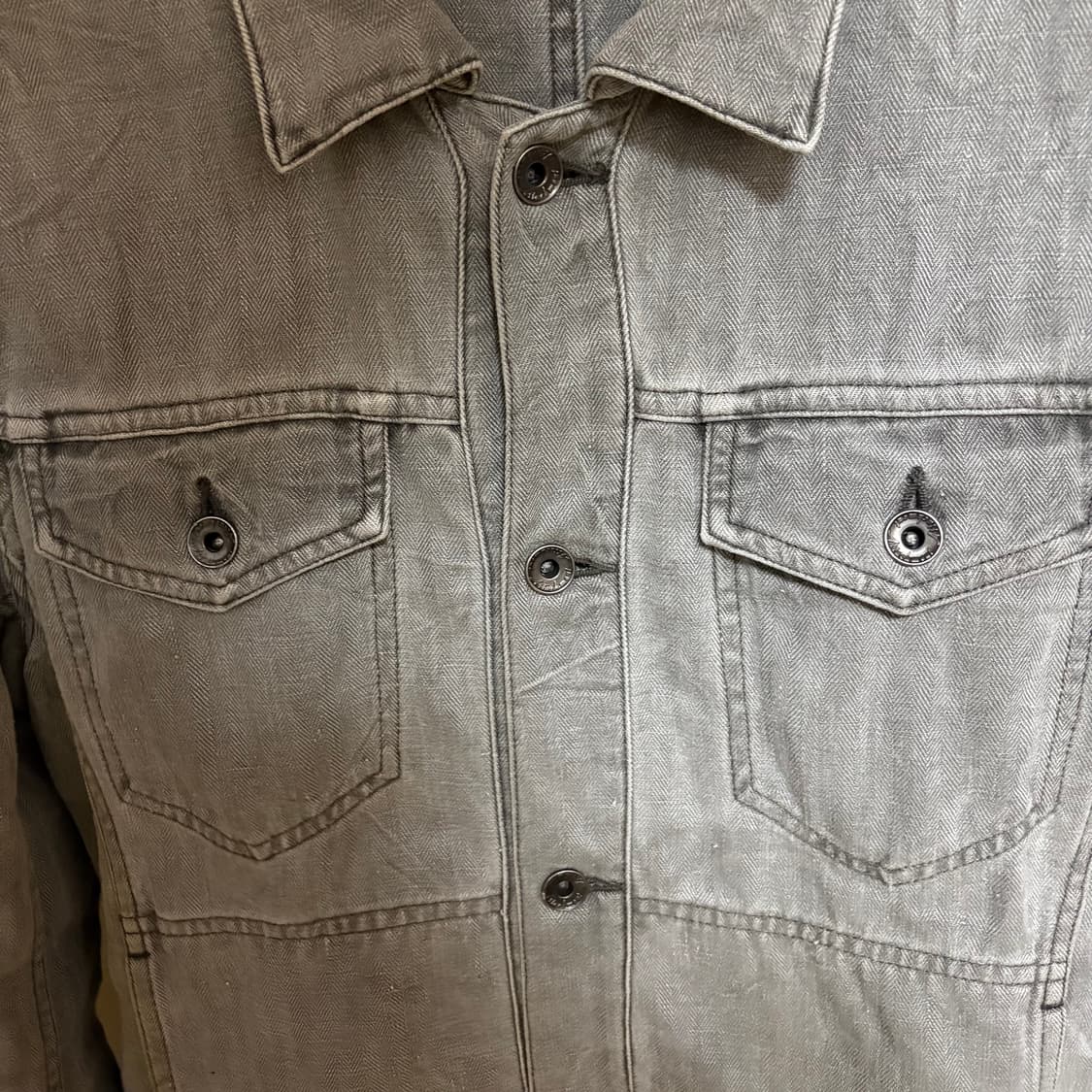 Attachment 어태치먼트 그레이 린넨 자켓 상품이미지4