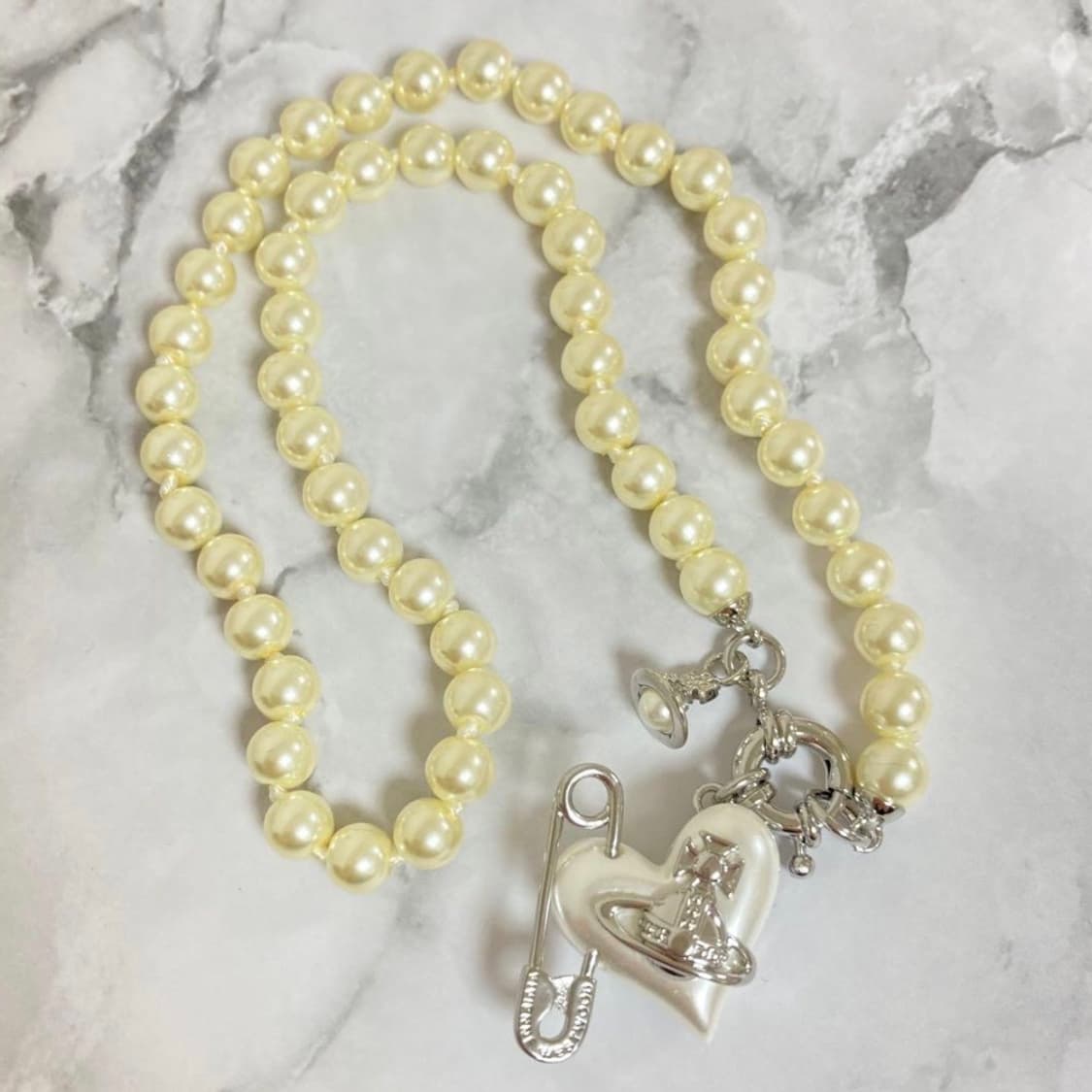 비비안웨스트우드 진주 펄 orb 초커 목걸이(새상품) 상품이미지3