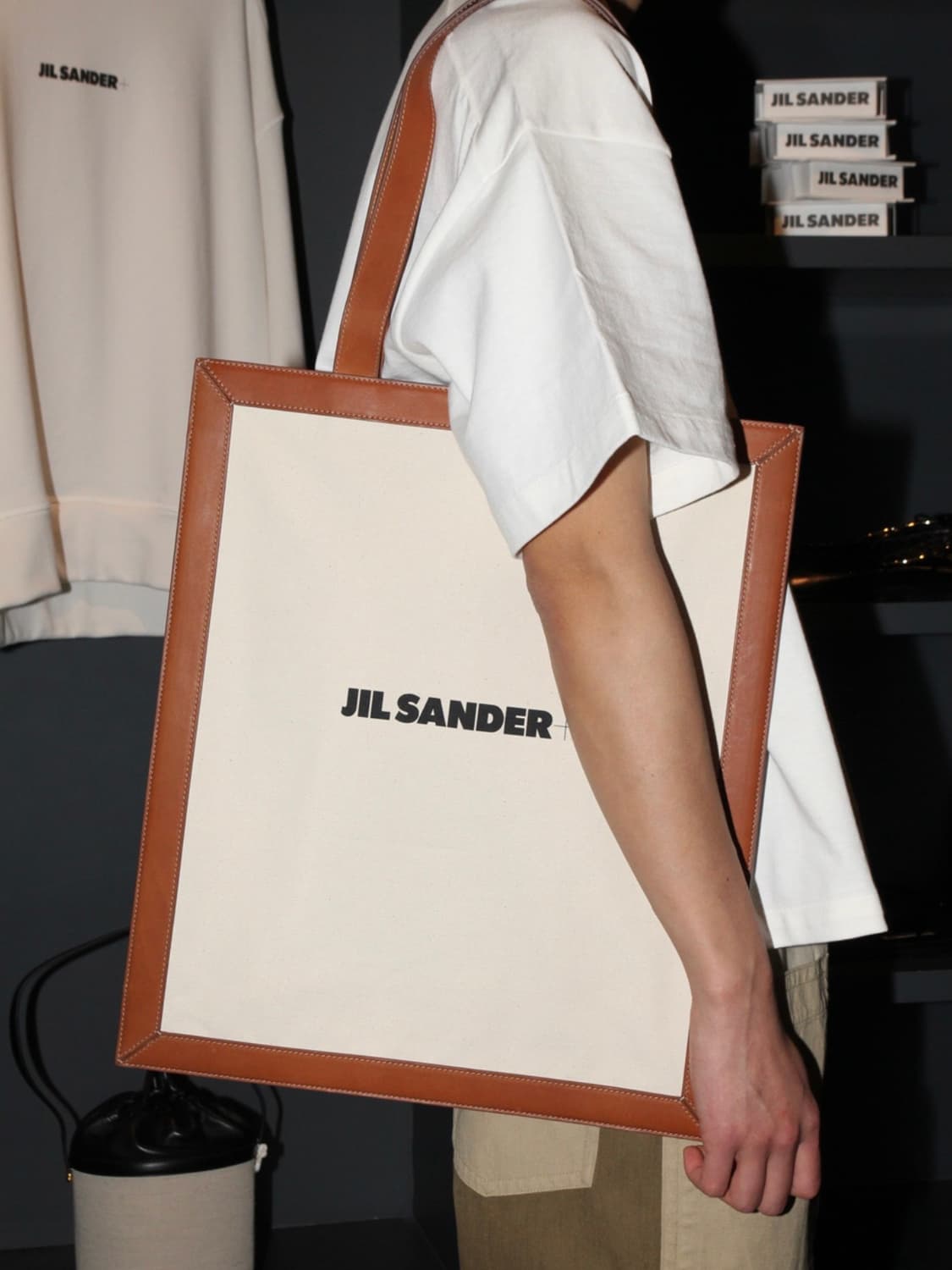 JIL SANDER 질샌더 토트&숄더 백 새상품 상품이미지1