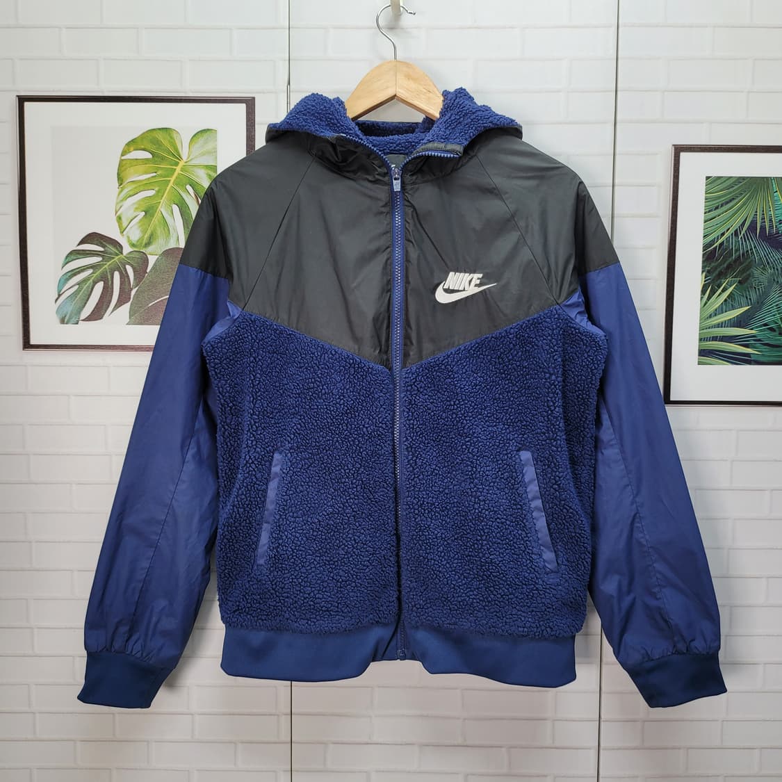 NIKE 나이키 원드러러 후리스 후드 집업 자켓 점퍼 55사이즈 상품이미지1