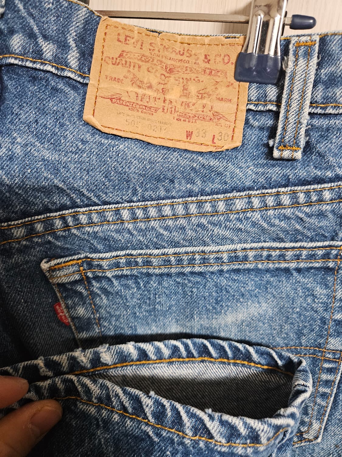 80s levis 505  33x30 빈티지 리바이스 상품이미지3