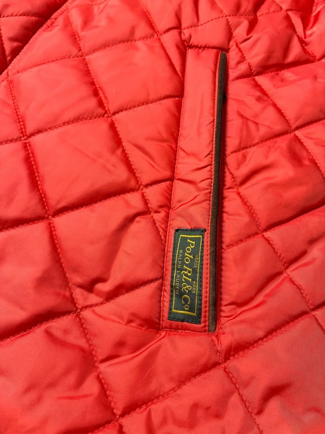 폴로 랄프로렌 00's 코듀로이 카라 퀼팅 베스트 PN8421 상품이미지5