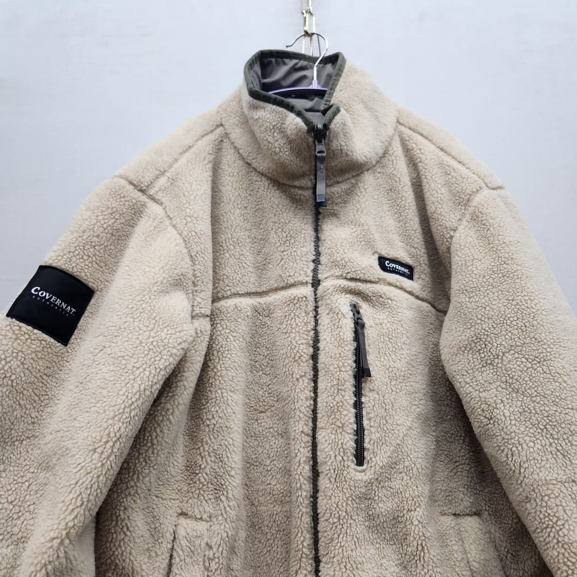 커버낫 패딩/뽀글이 리버시블 스트링 M(XL) 상품이미지3