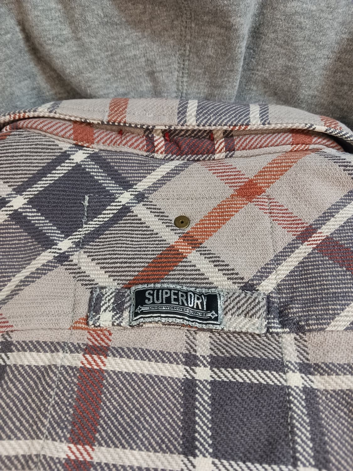 슈퍼드라이 후드 체크셔츠 상품이미지7