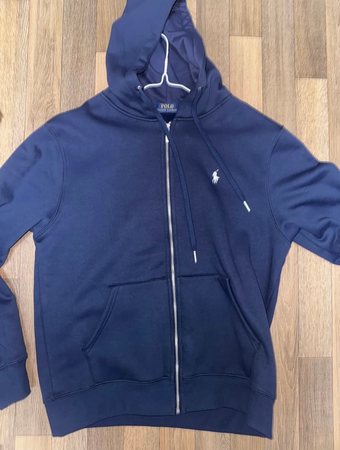 폴로 후드집업 네이비 XL 상품이미지3