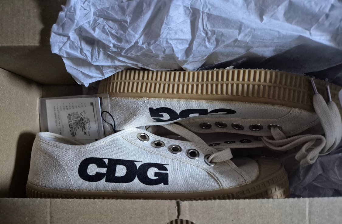 (새상품) CDG x 노베스타 스타 마스터 화이트 상품이미지1