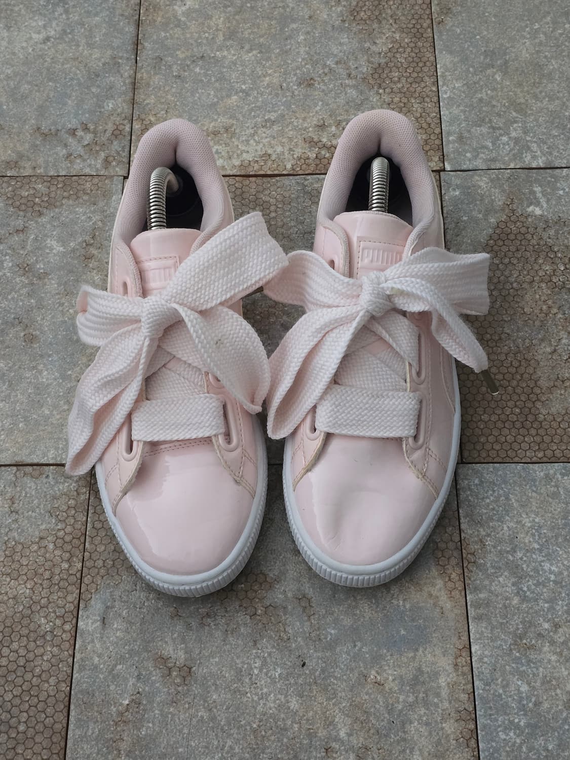 (230)푸마 하트 페이턴트 핑크 상품이미지2