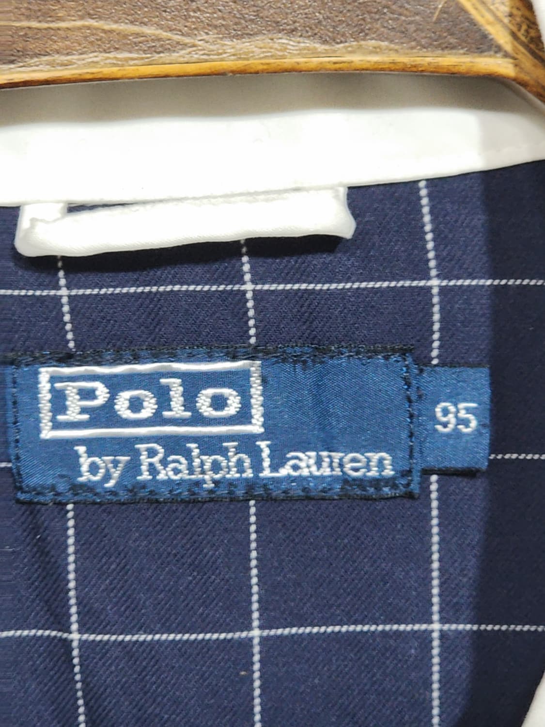 (105) 랄프로렌 폴로 블루종 점퍼 화이트 로고 자켓  상품이미지3