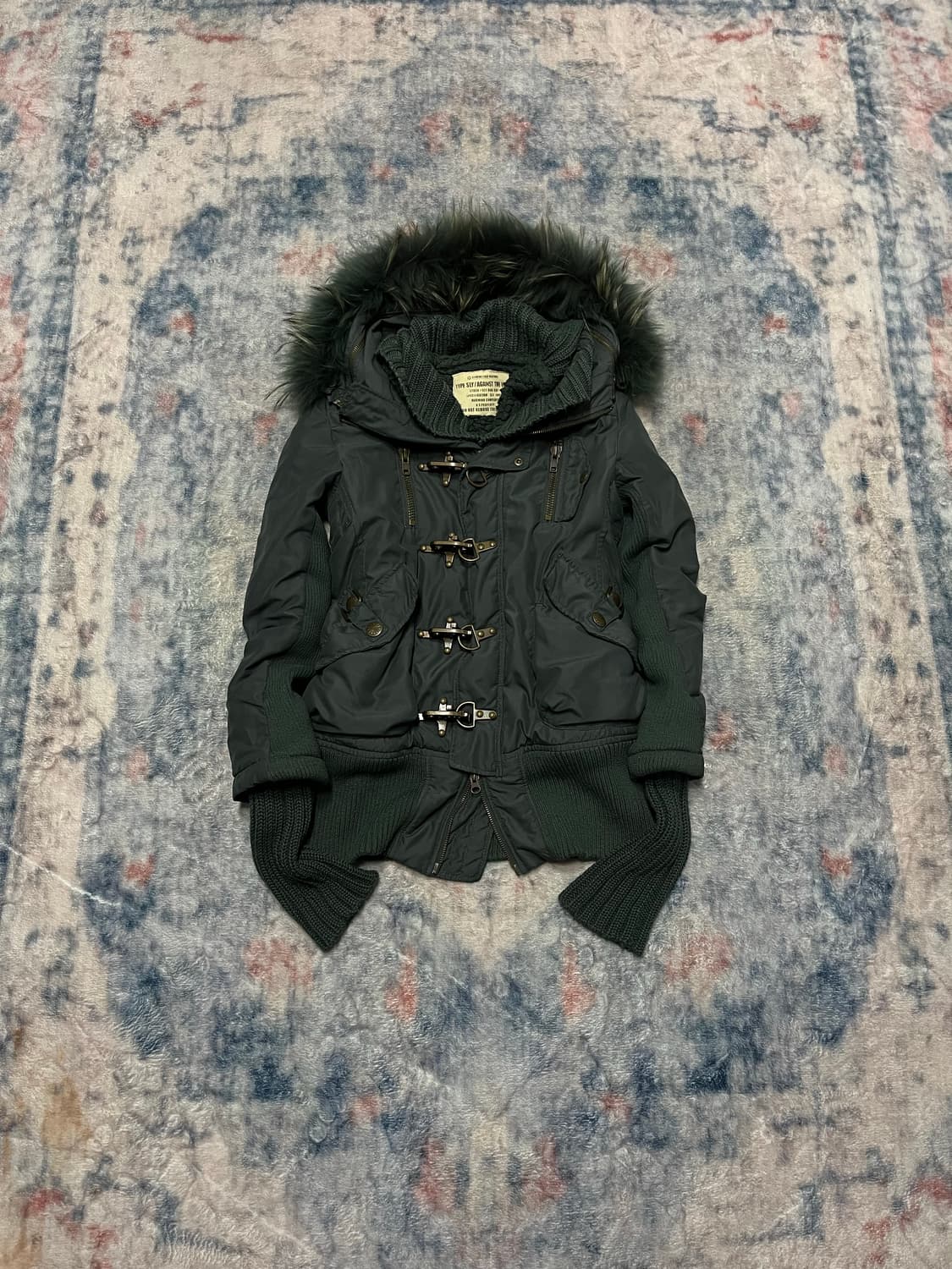 Sly 00s archive trimming fur military ja 상품이미지1
