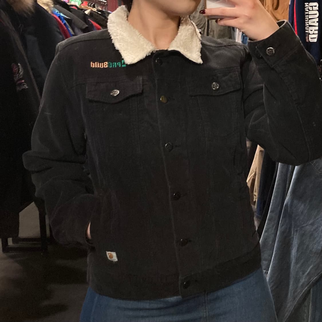 [IM] 칼하트 셰르파 자켓 블랙 상품이미지4