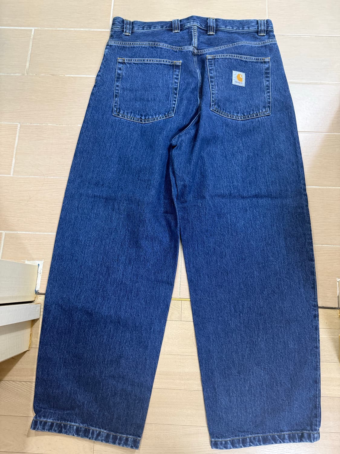 칼하트 WIP 브랜돈 팬츠 블루 스톤 워시드 상품이미지2