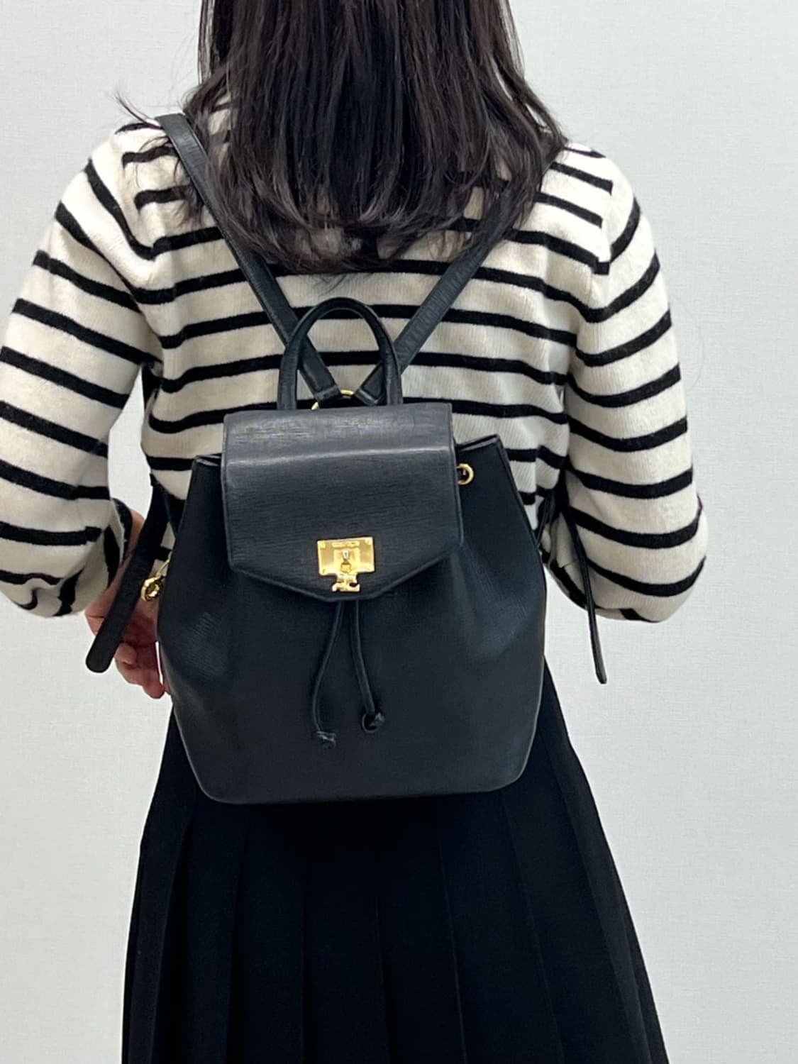 courreges / 꾸레쥬 블랙 사피아노 백팩  상품이미지8