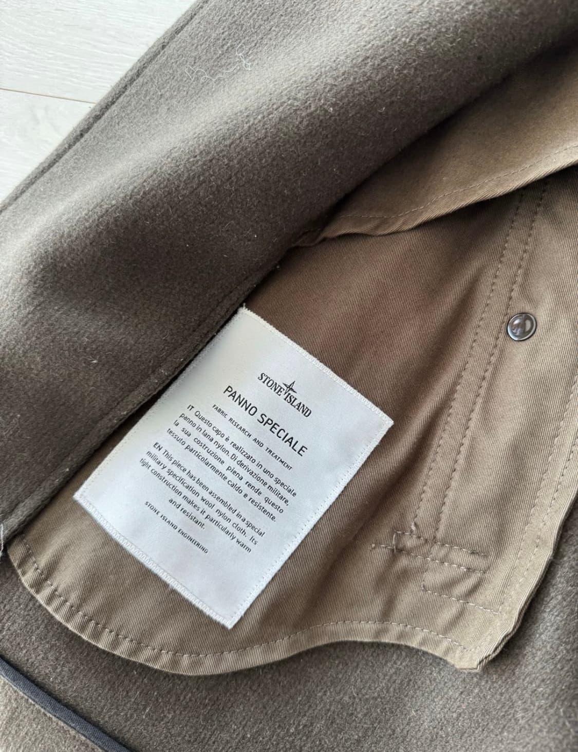 스톤아일랜드 더블 코트 상품이미지3