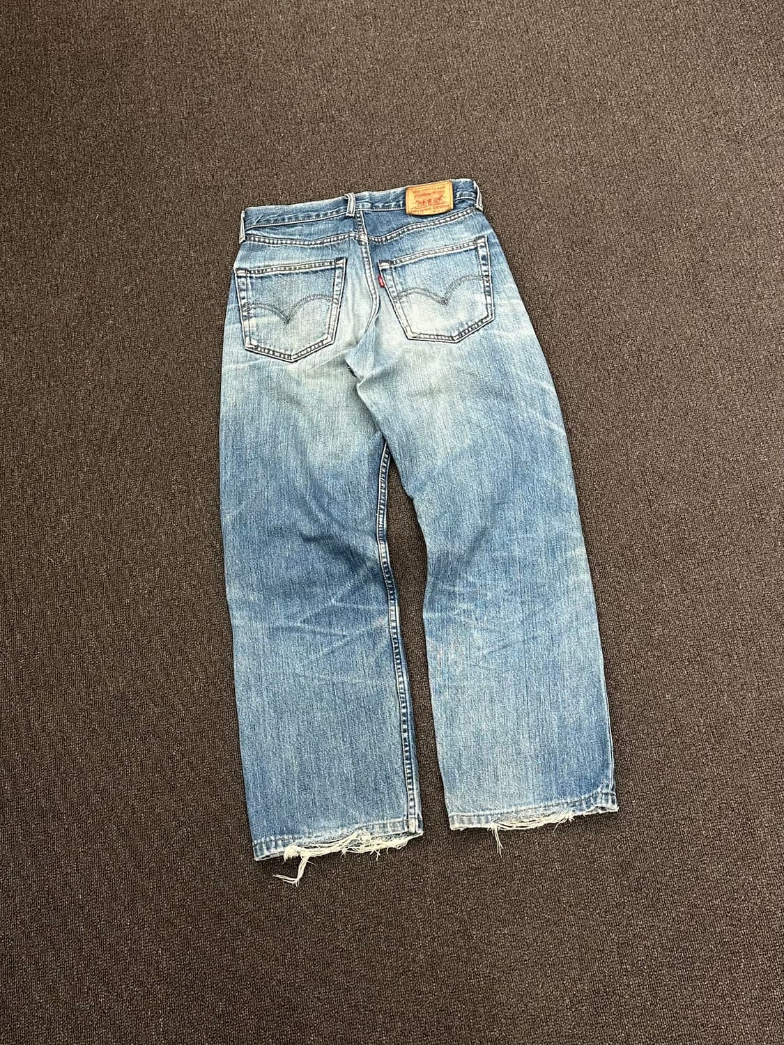 27x36)리바이스 503 빈티지 여성 데미지 중청 데님팬츠 상품이미지1