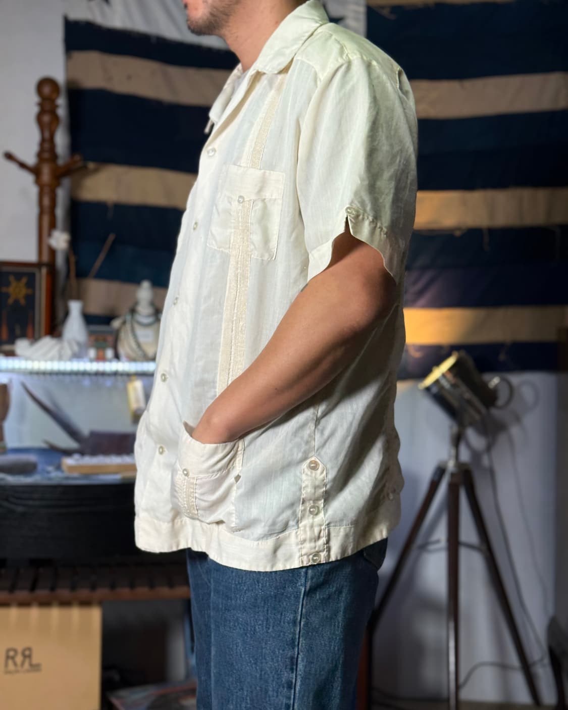 60-70's Tony Creacions 구아야베라 셔츠 42 상품이미지7