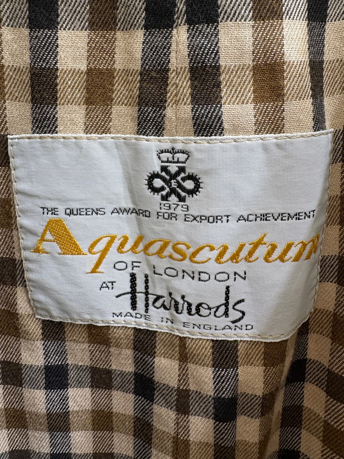 AQUASCUTUM (Made in England) 코트 상품이미지6