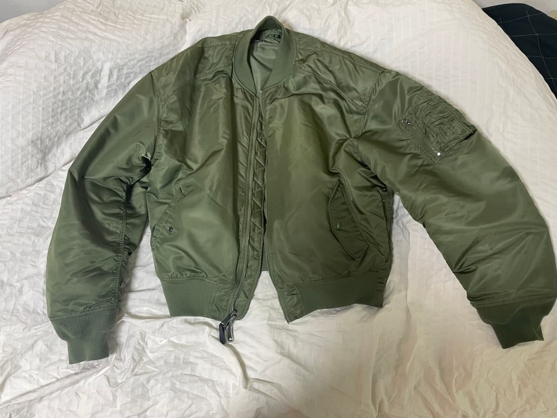 XL 알파인더스트리 ma-1 세이지그린 상품이미지1