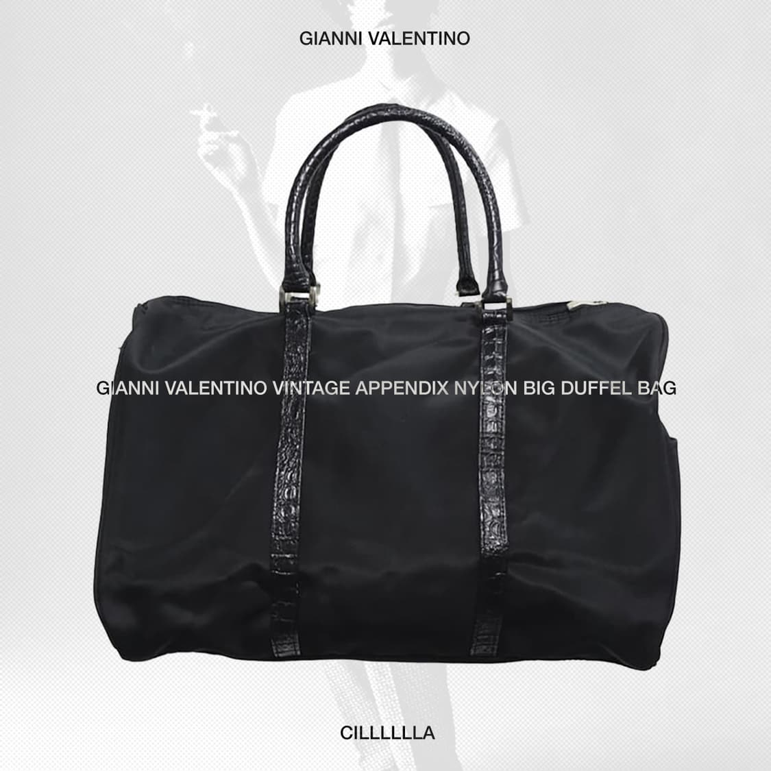 GIANNIVALENTINO 지아니발렌티노 빈티지 부록 나일론 빅 더플백 상품이미지1