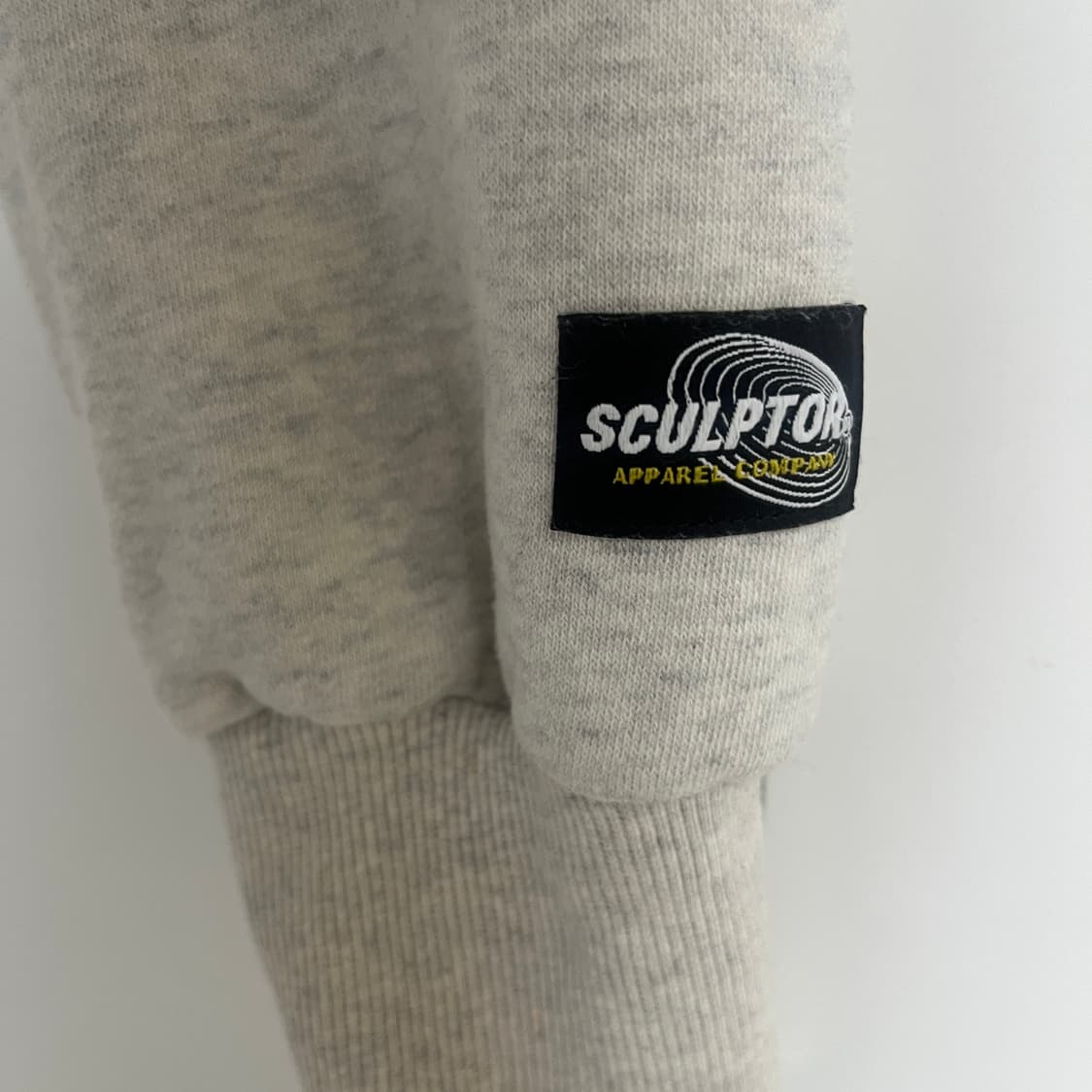 스컬프터 크롭후디 오트밀 상품이미지3