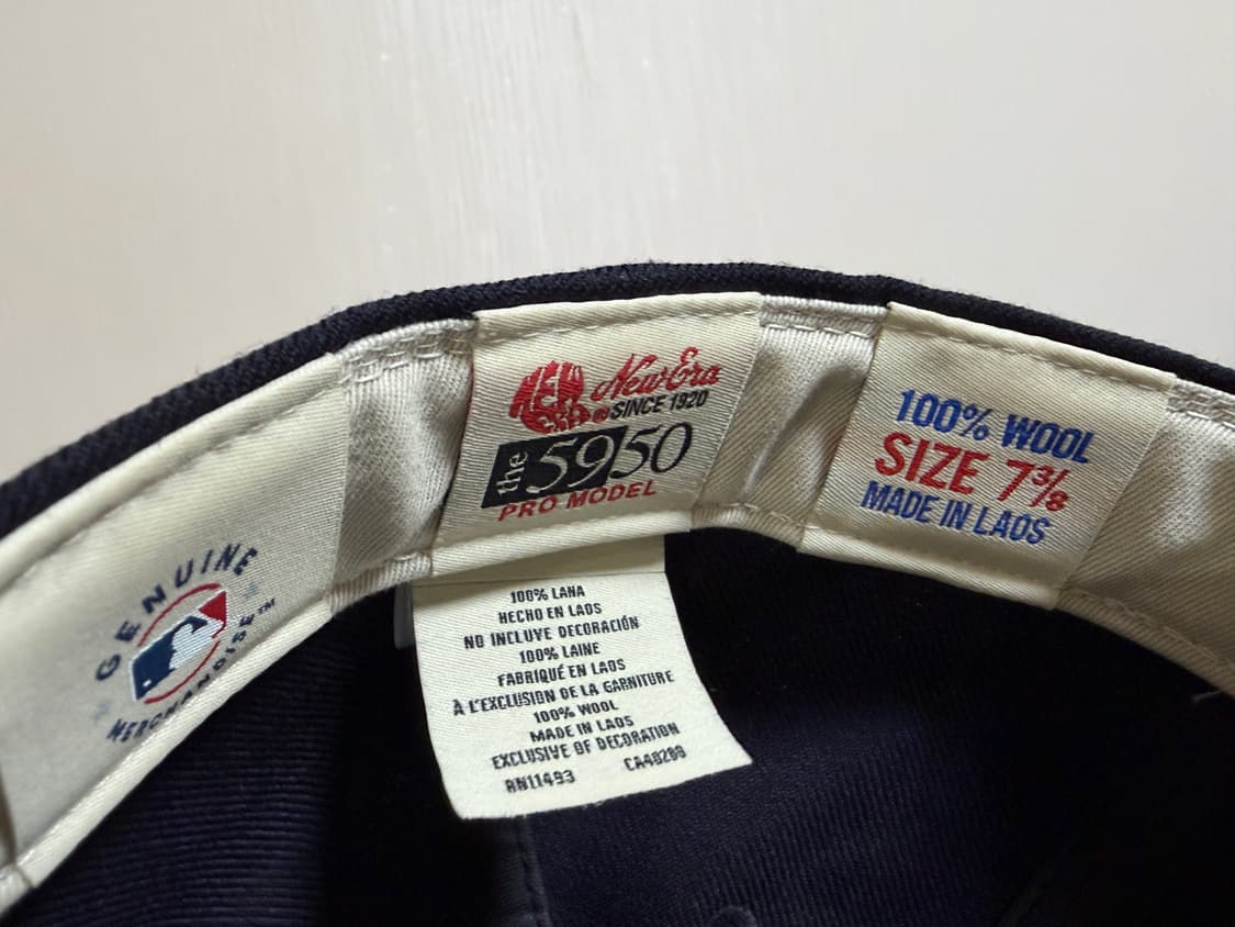 뉴에라 x 피어 오브 갓 59FIFTY 뉴욕 양키스 피티드 캡 네이비 상품이미지8