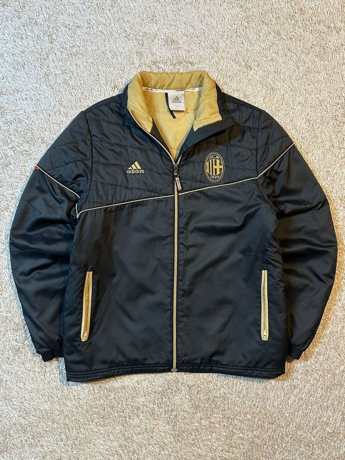 대장급) 아디다스 AC밀란 패딩 자켓 검골 상품이미지1