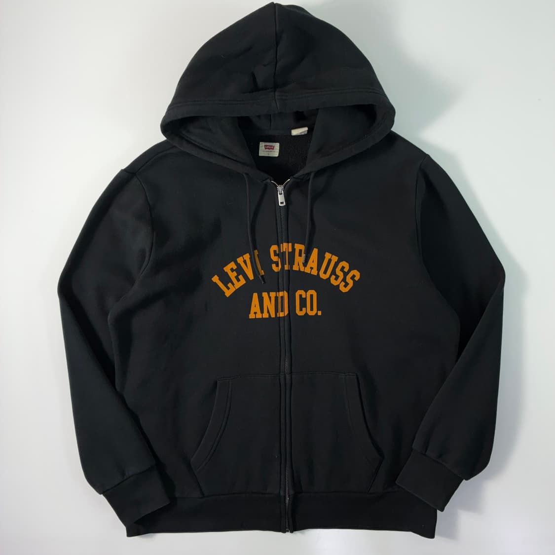 Levi's  리바이스 스펠아웃 아치로고 후드집업 상품이미지2