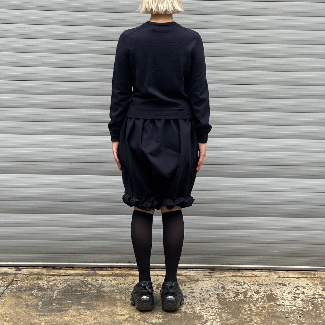 Ruffle Dark Navy Pants Shorts 상품이미지8