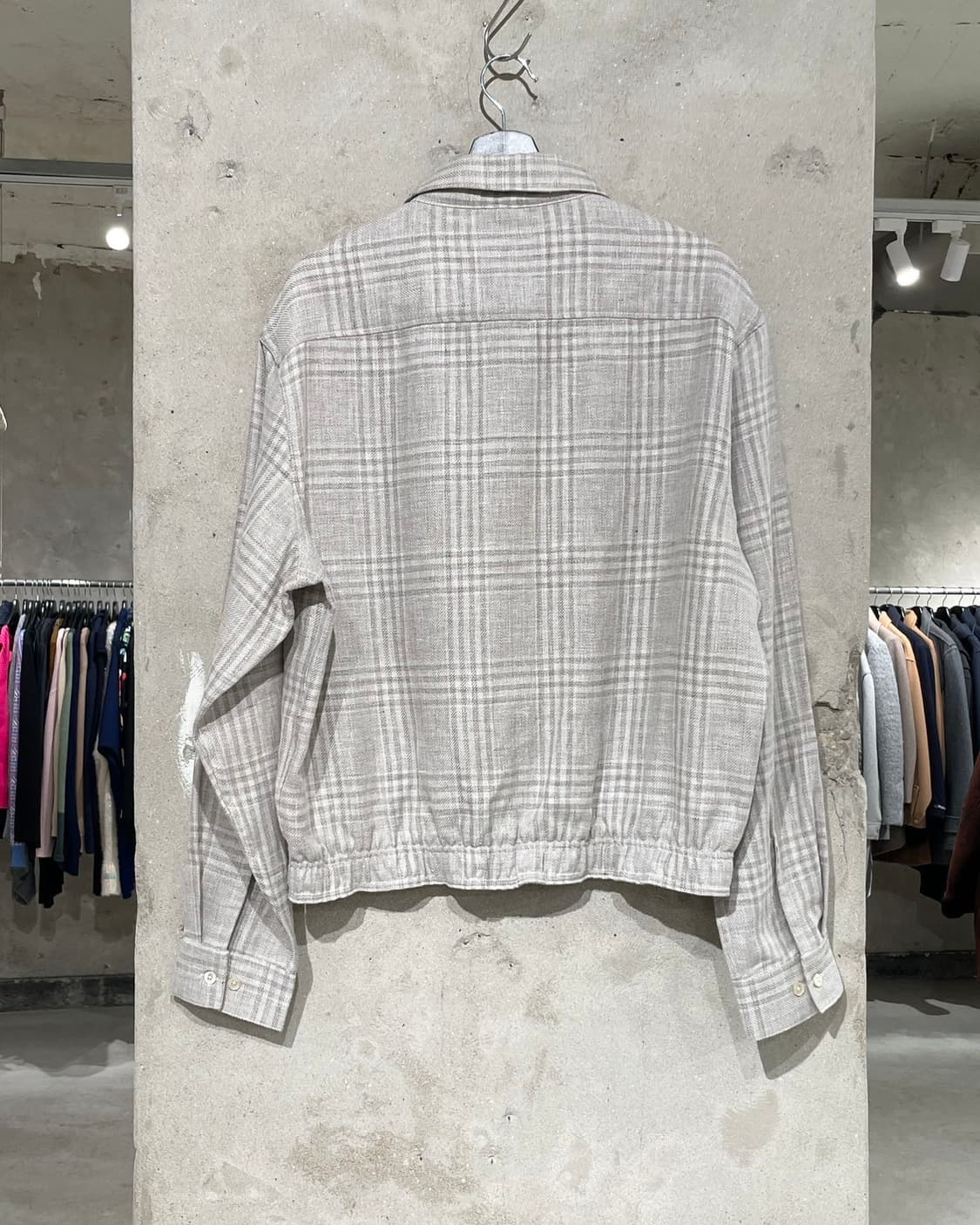 아워레가시 x 엠프리오 아르마니 히든 버튼 리베로 체크 셔츠 상품이미지6