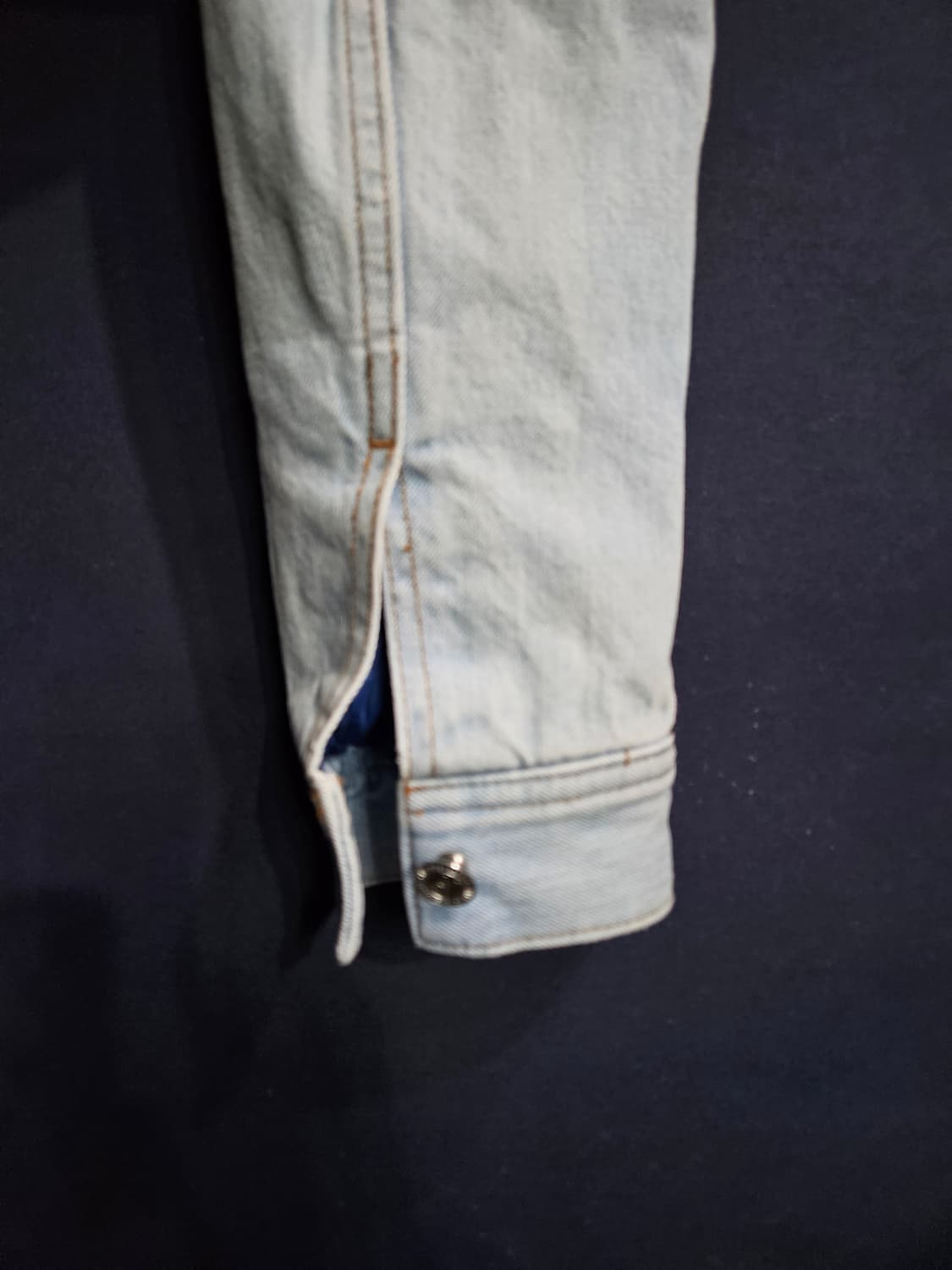 A.P.C 아페쎄 라이트블루 남성 슬림핏 100 데님자켓  상품이미지5