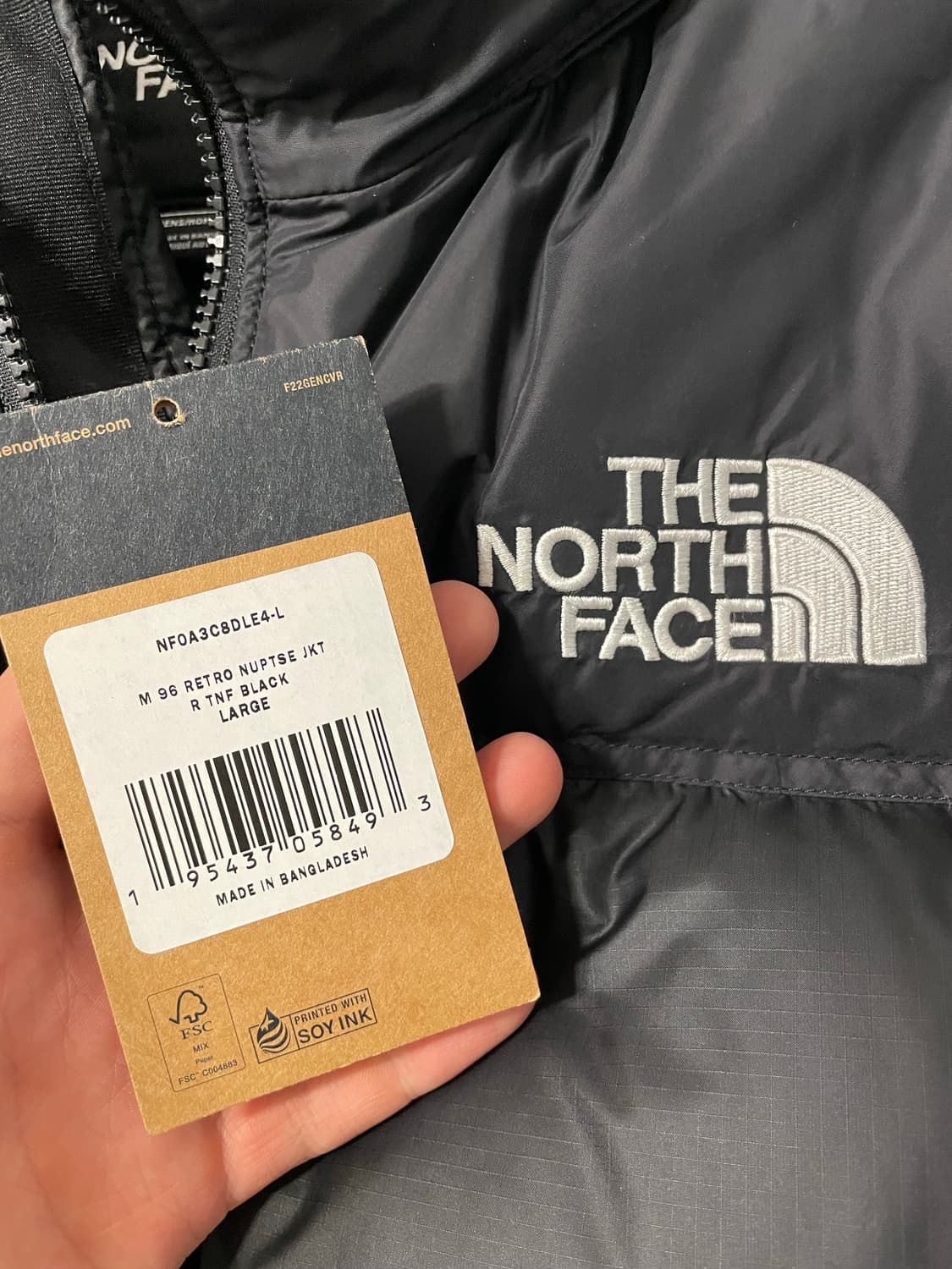 [L] 노스페이스 눕시 1996 해외판 TNF 레트로  상품이미지5