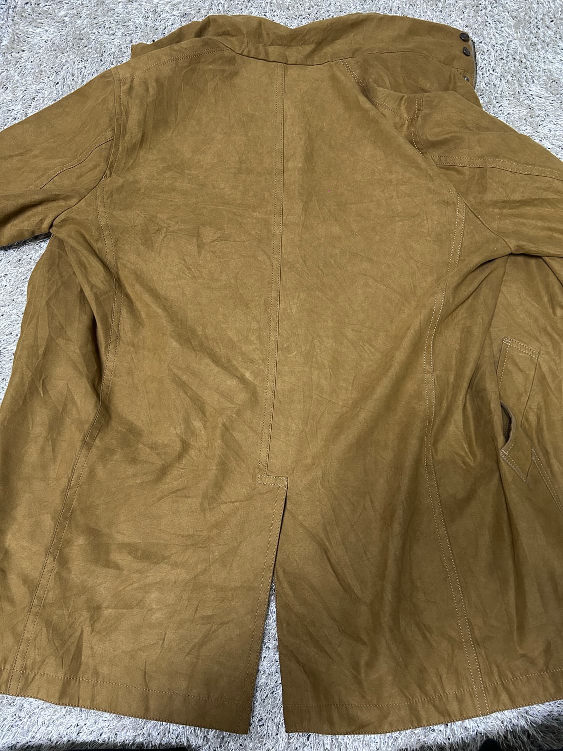 더반 스웨이드느낌 코트 사이즈 105~110 상품이미지7