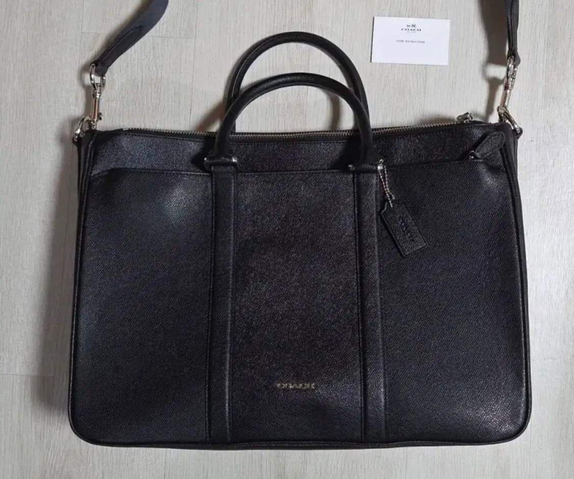 (착샷) 코치 사피아노 브리프케이스 크로스백 서류가방 coach 상품이미지1