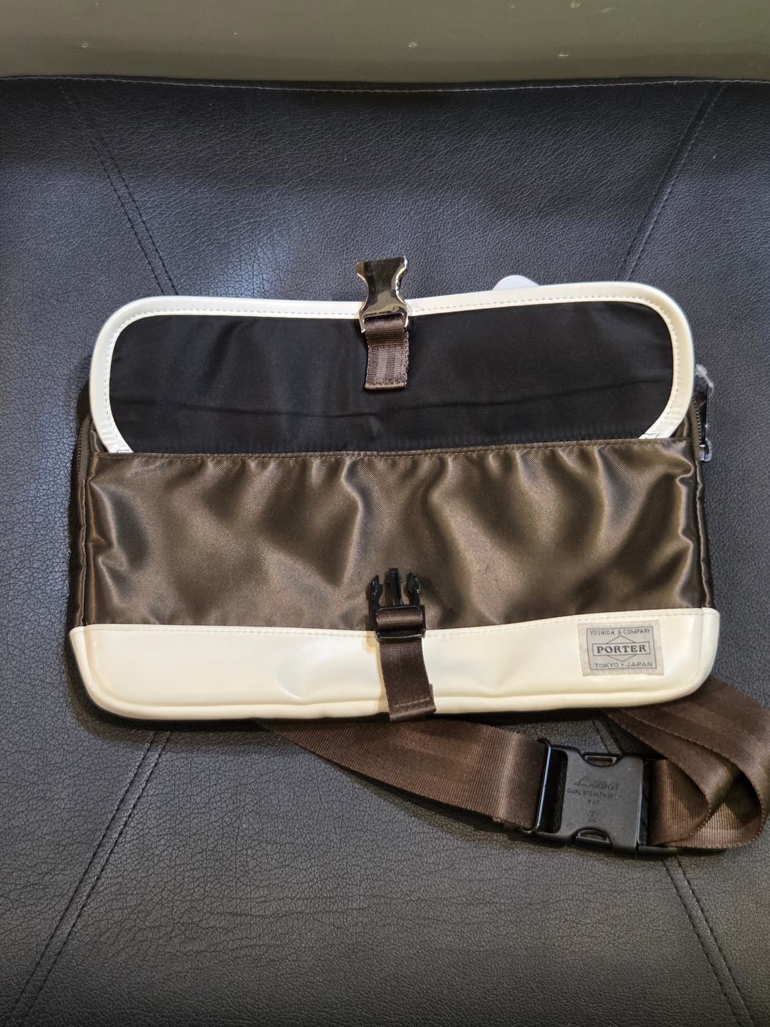PORTER 포터 딥브라운 힙색💯  상품이미지3