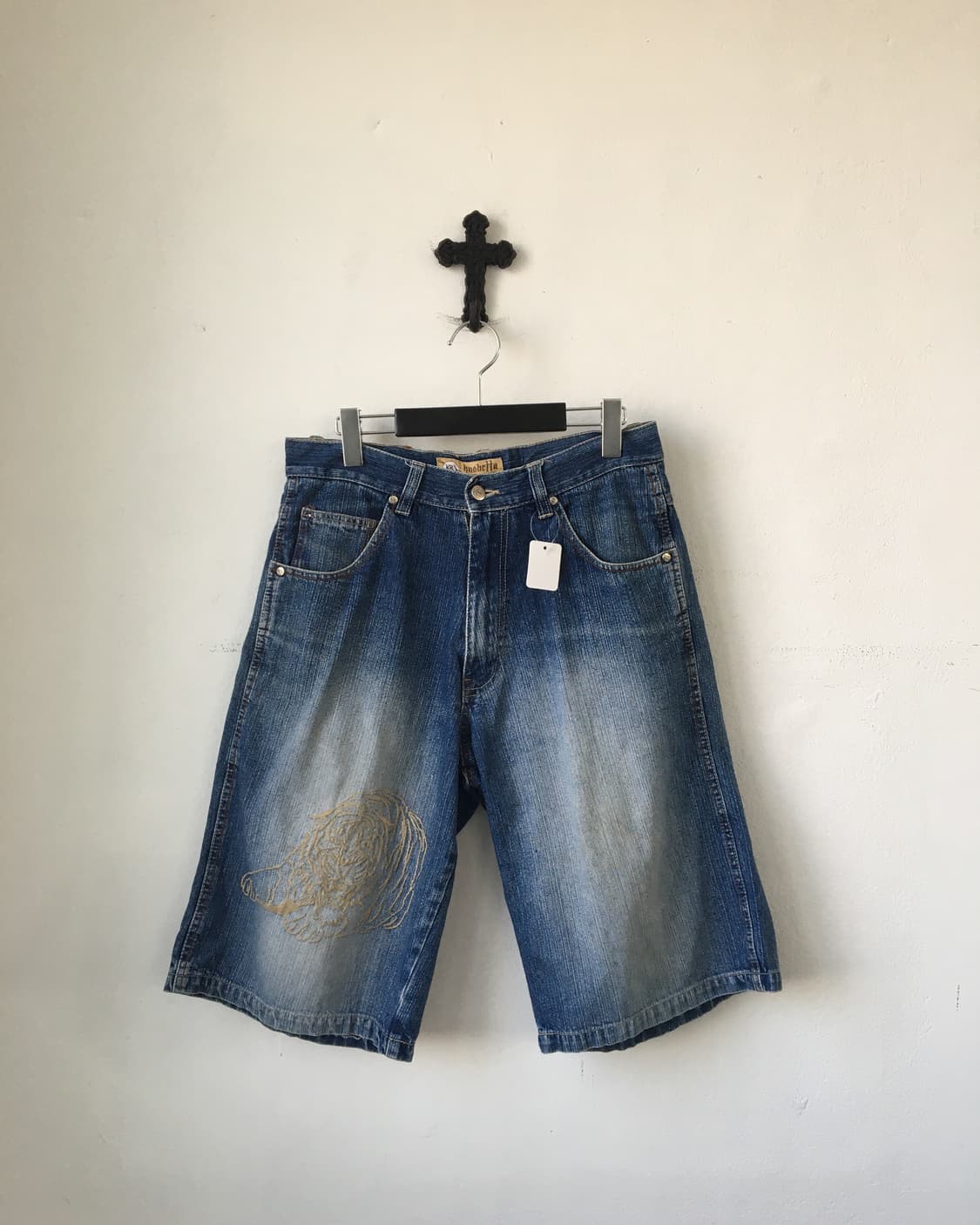 Needle work point denim pants 상품이미지2