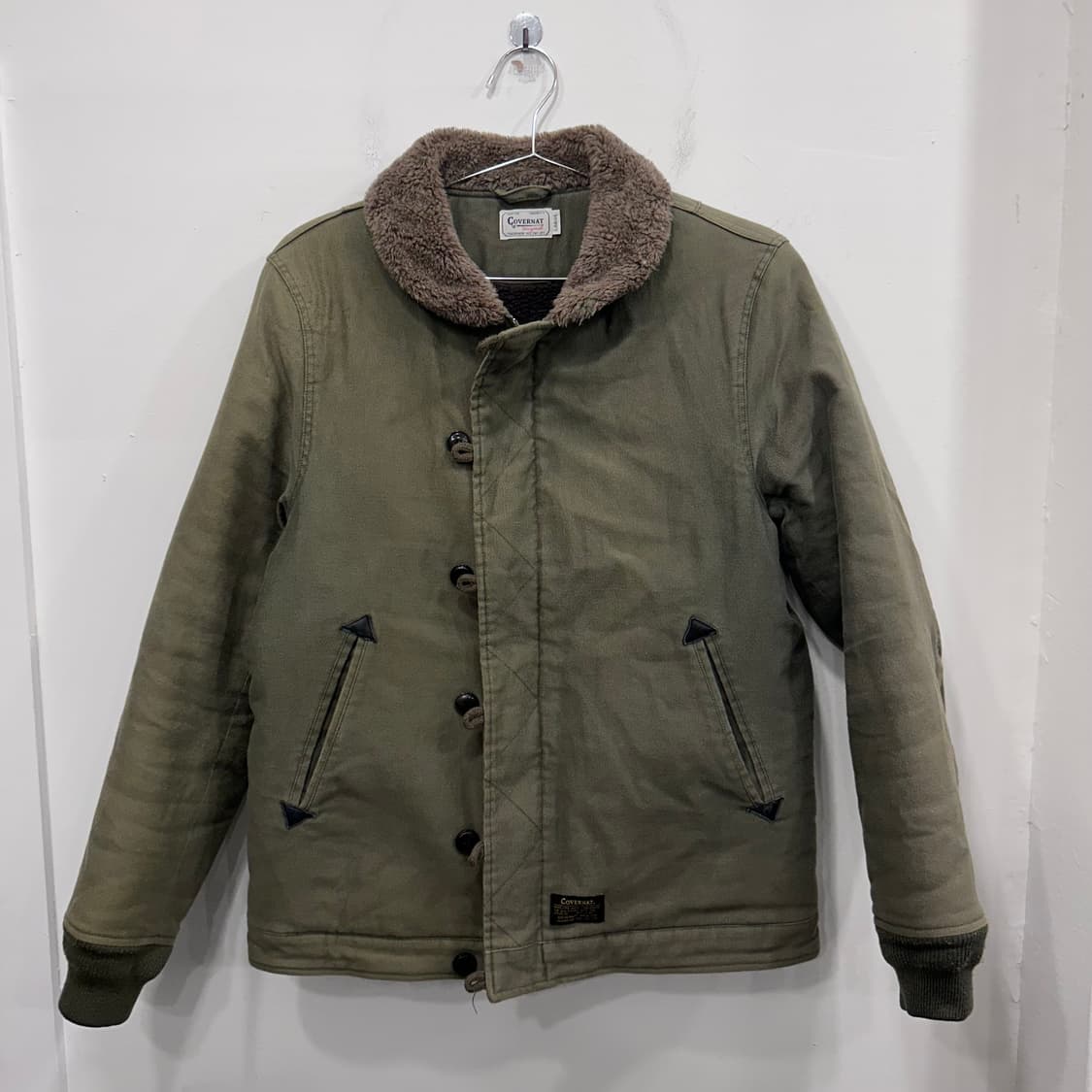 커버낫 오리지널 이너후리스 숄카라 워크자켓 상품이미지2