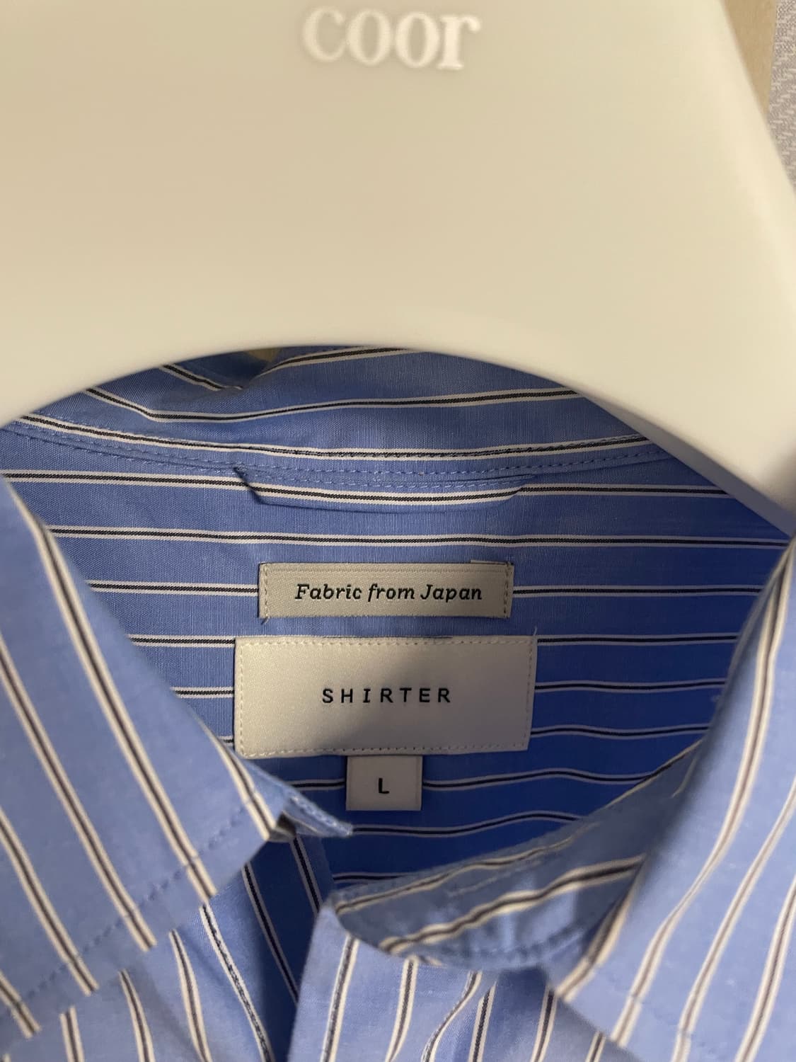 셔터 shirter 스트라이프셔츠(japan fabric) 상품이미지4