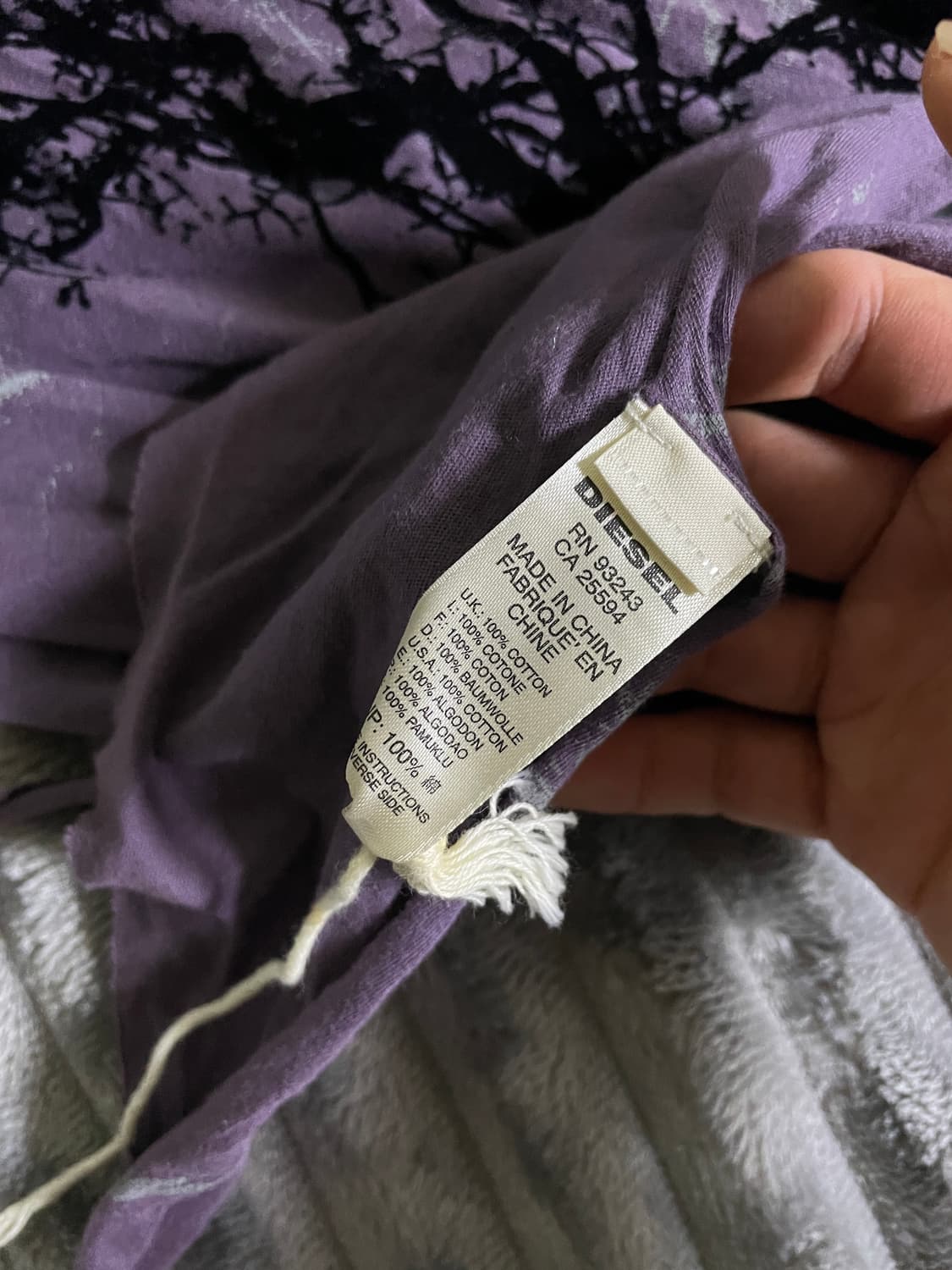 빈티지 디젤 스카프 머플러 반다나 상품이미지6