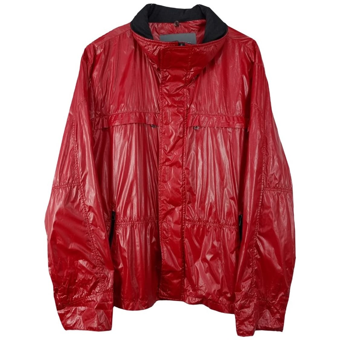 [시리즈] 글로시 유광 바람막이 자켓 레드 M19964 상품이미지2